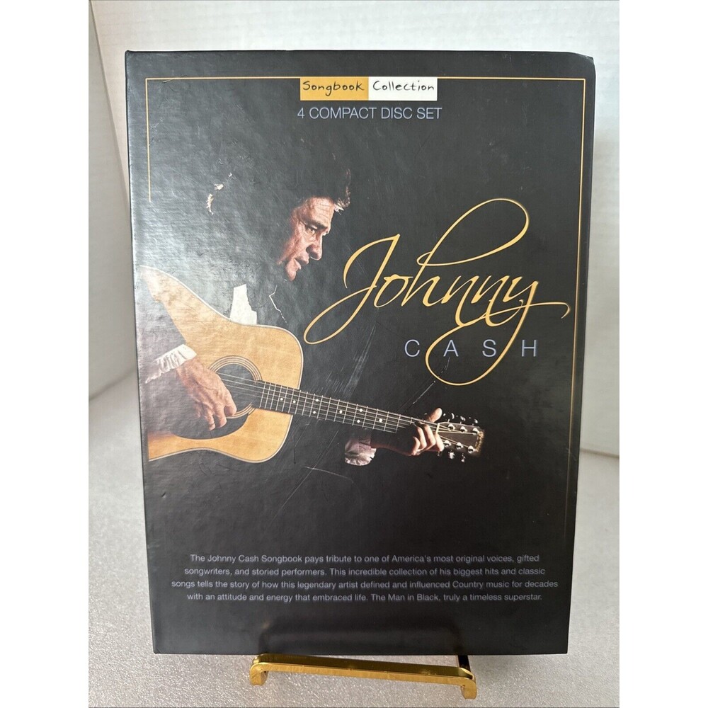 Johnny Cash Songbook Collection 4 CD Set With Book Photos Quotes Collectible